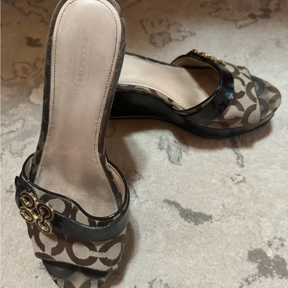 Coach Geri platform sandals - Picture 2 of 10